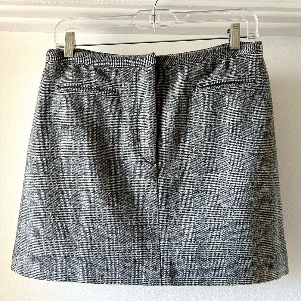*EUC* Vtg. 90s DKNY Plaid Micro Mini Pencil Skirt - Sz. 8 - Picture 4 of 8